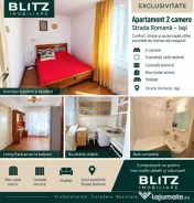 Apartament cu 2 camere pe Strada Romană – Iași 