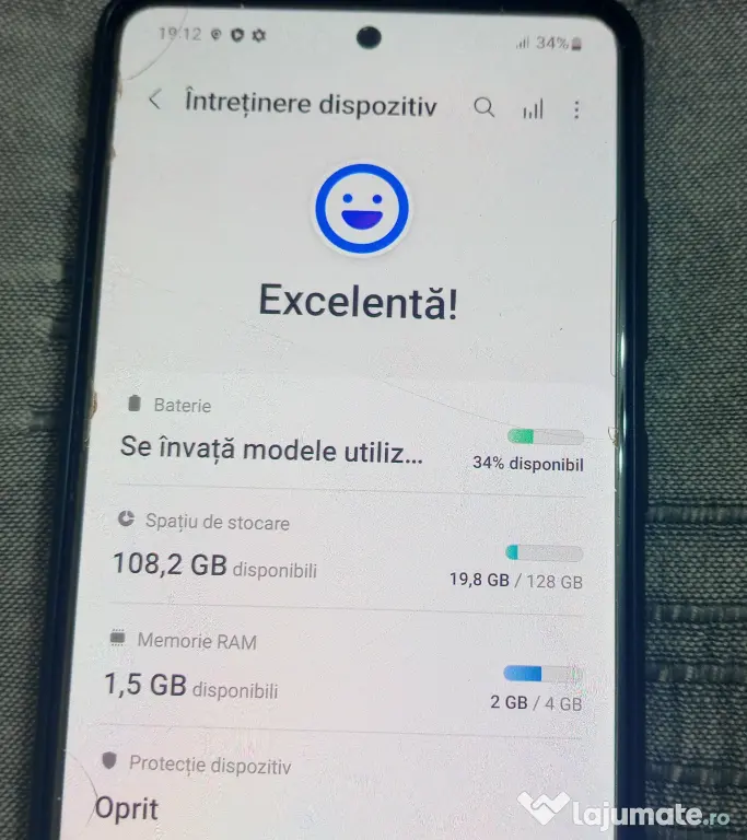 Placa de baza Samsung Galaxy A51 cu semnal slab