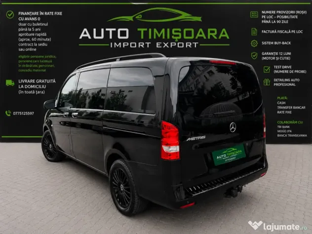 Mercedes-Benz Vito Metris 2.0 Benzină 2022 Automata Finantare Livrare Gratuita