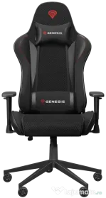 Scaun gaming genesis nitro 440 g2 black mesh, piele ecologică + polyester, reglabil pe Înălțime, spă