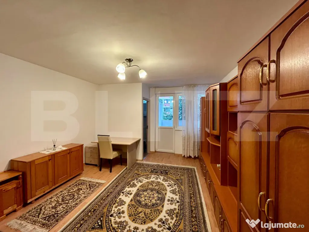 Garsonieră renovată, 28 mp, balcon, zona BIG Mănăștur - Cluj-Napoca (Cluj)