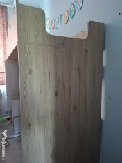 Pat etajat cu birou si spațiu depozitare 