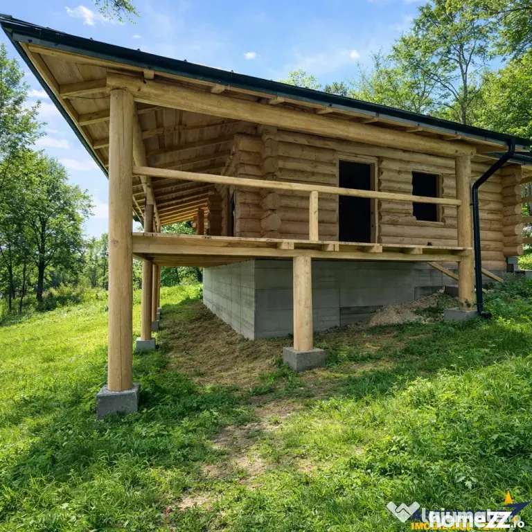 3.000mp de incantare montana cu cabana din lemn masiv, Zarne - Zarnesti (Arges)