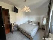 Apartament 2 camere, etaj 3, balcon, complet mobilat și uti 