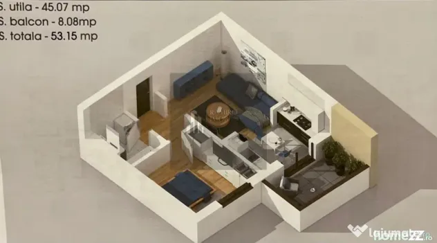 Apartament 2 camere decomandat 54 mp | Bloc nou | Mobilat... - Bucuresti (Bucuresti-Ilfov)