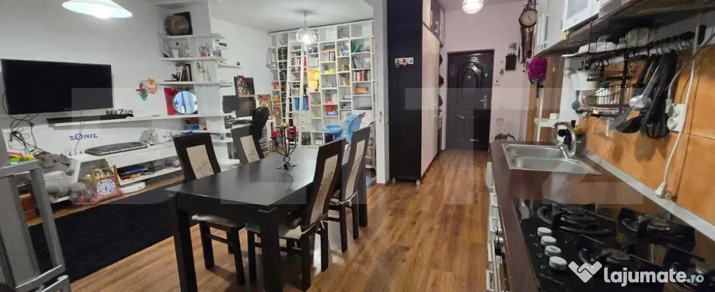 Apartament 70mp, 2 camere, terasa 14mp inchisa si incalzita - Floresti (Cluj)