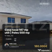 Casa noua 147 mp utili | Paleu 500 mp teren | Paleu 