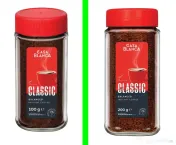 Borcane patrate din sticla cu capac de la ness 100-200gr NOI 