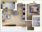 COMISION 0% Apartament cu 2 camere, bloc nou, loc de parcare 