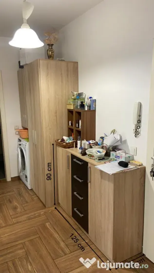 Mobilă sufragerie+hol+canapea extensibila