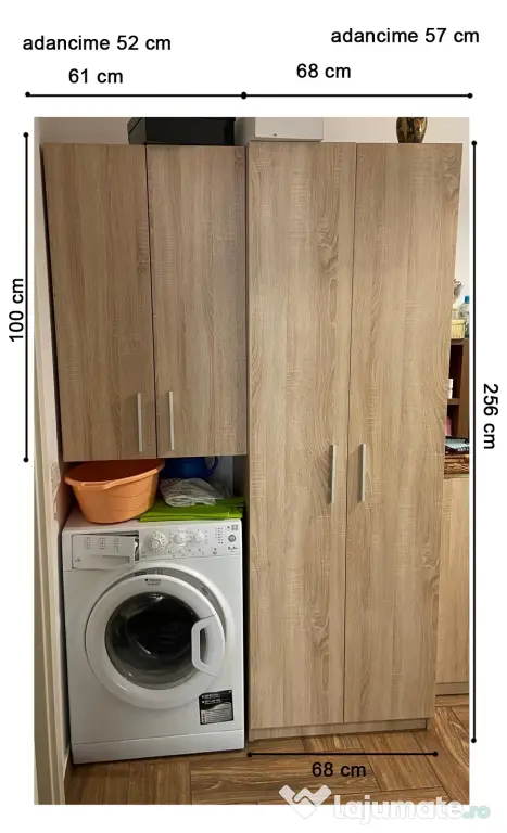Mobilă sufragerie+hol+canapea extensibila