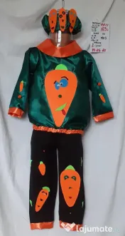 Costum Morcov pentru copii 3-4-5-6-7 ani 