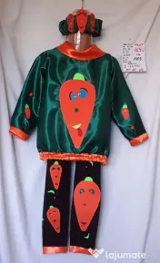 Costum Morcov pentru copii 3-4-5-6-7 ani 