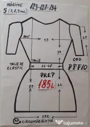 Rochita Printesa toamnei pentru copii,7-8-9-10 ani 