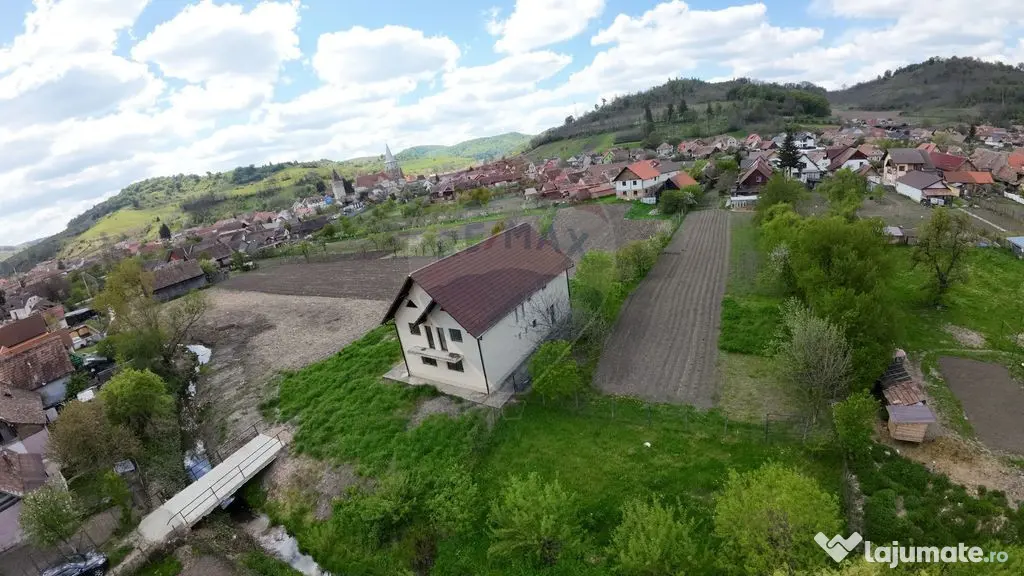 Casă nouă în Moșna – priveliște superbă spre biserica fortificată - Mosna (Sibiu)