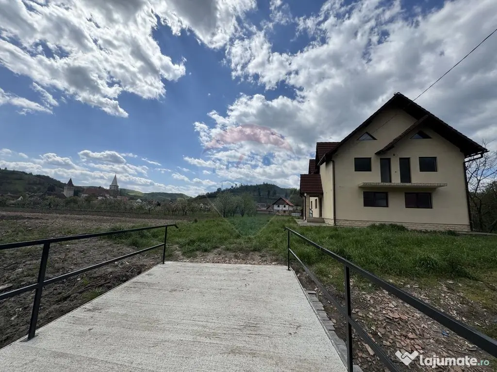 Casă nouă în Moșna – priveliște superbă spre biserica fortificată - Mosna (Sibiu)