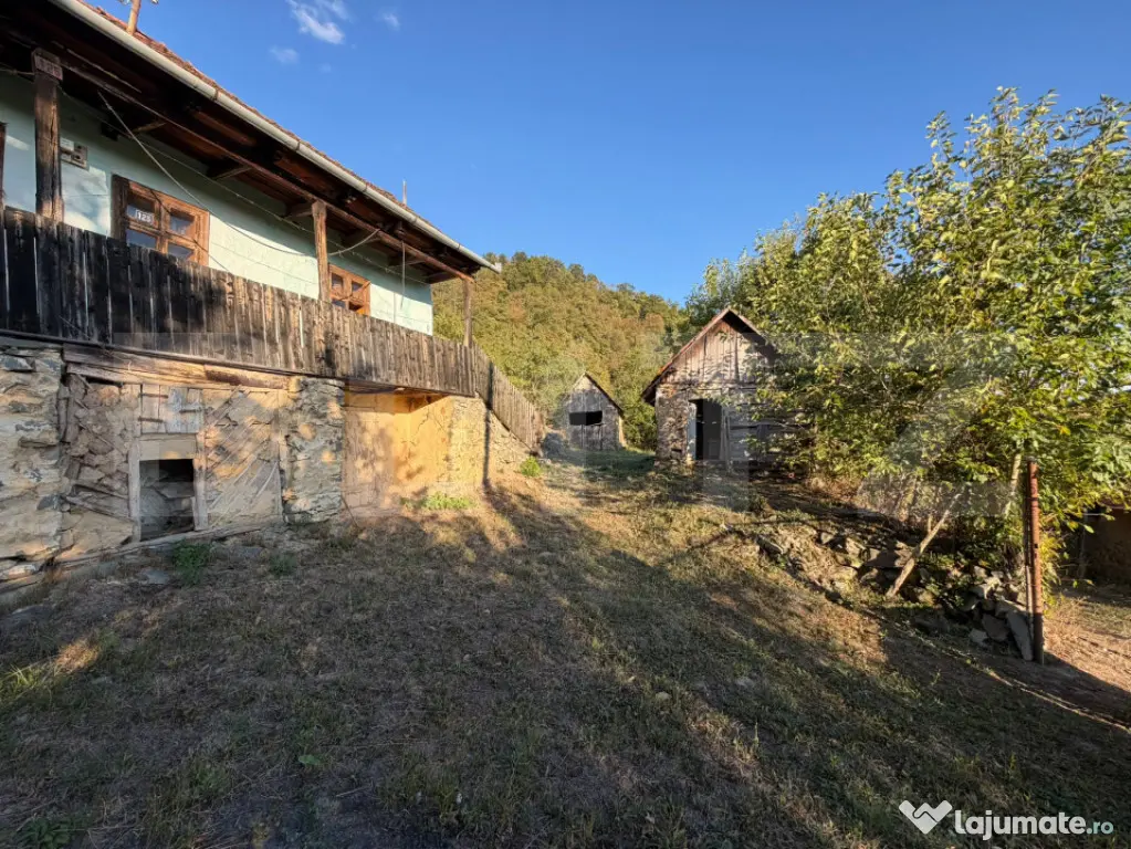 Casă de vânzare cu priveliște frumoasă și teren - Hondol (Hunedoara)