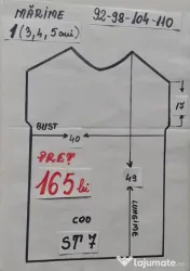 Costum Strugure pentru copii, 3-4- 5-6-7 ani ,165 lei 