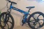Bicicletă Caraiman, pliabilă, roți 26 inch, cu dublă suspensie, frâne pe disc