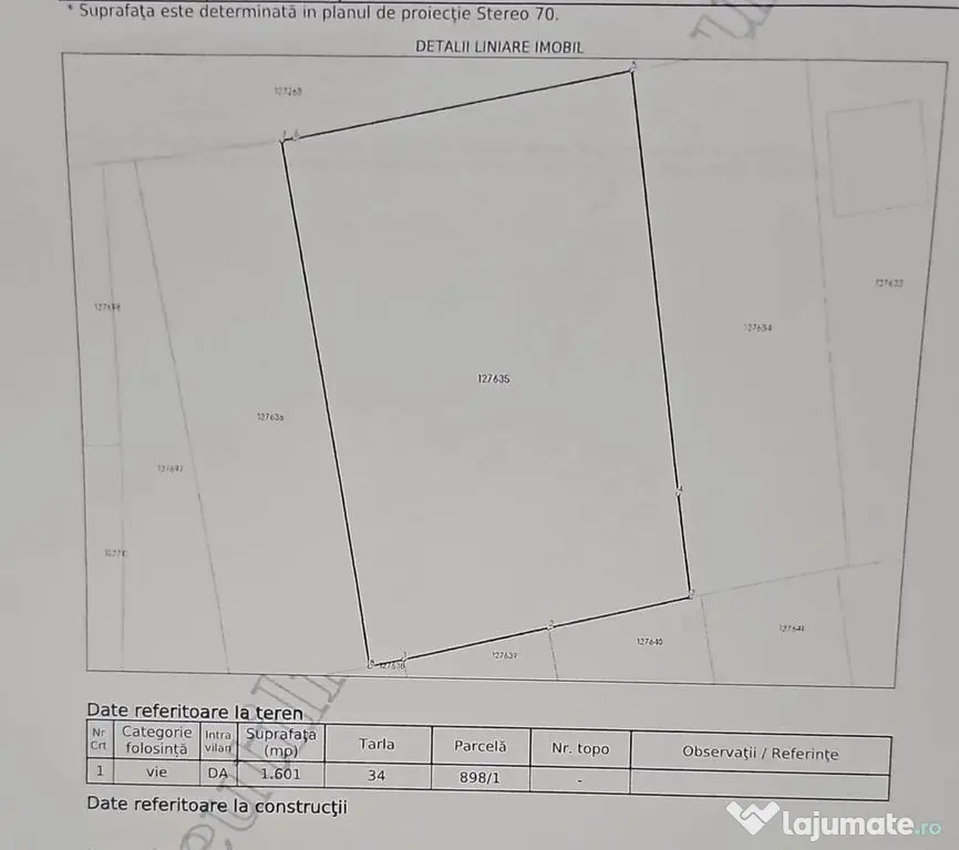 De vanzare 1600 mp curti constructii, Vanatori, 56.000 euro - Vanatori (Galati)