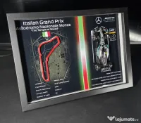 Tablou Formula 1 Personalizat – Circuit + Monopost 3D