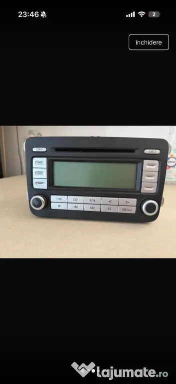 Caserofon auto Golf 5 Original