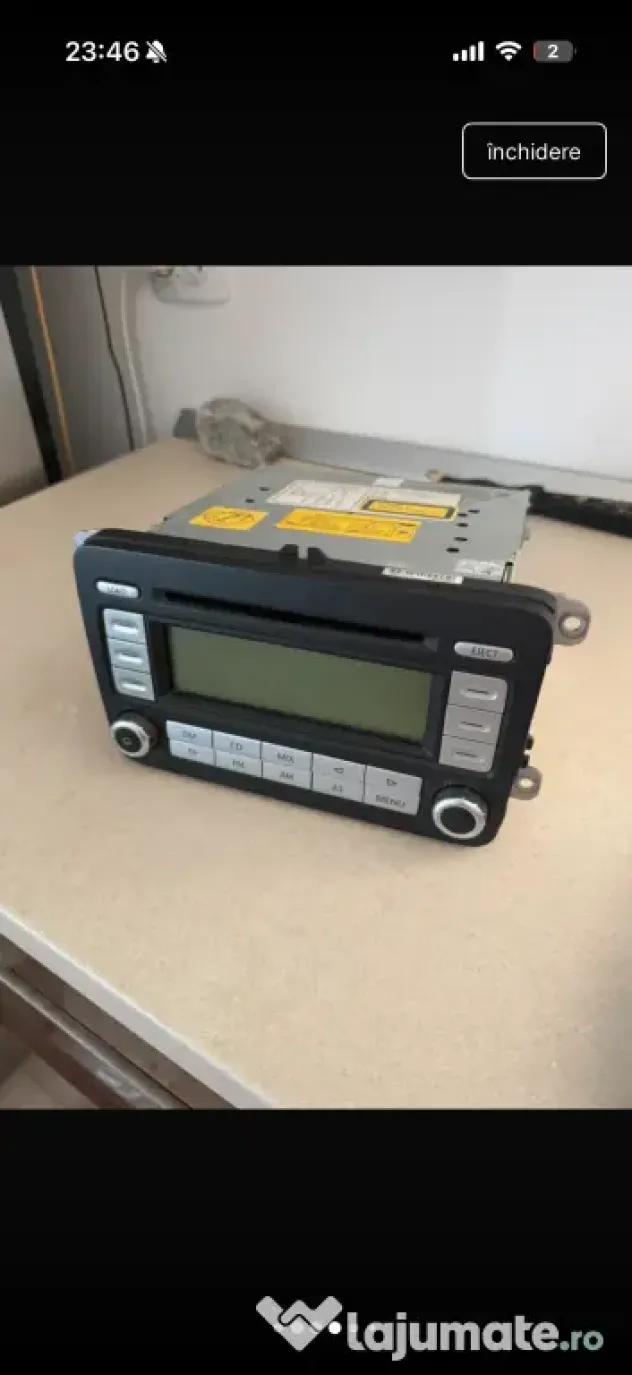 Caserofon auto Golf 5 Original