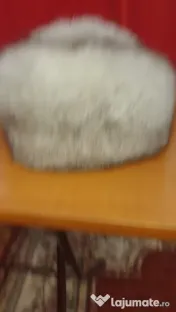 Căciulă blană naturală (Vulpe Argintie / Polară) 
