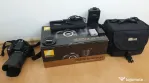 Camera DSLR Nikon D5200 obiectiv exceptional, 2 baterii, filtre efecte CA NOUA
