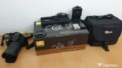 Camera DSLR Nikon D5200 obiectiv exceptional, 2 baterii, filtre efecte CA NOUA 