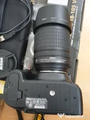 Camera DSLR Nikon D5200 obiectiv exceptional, 2 baterii, filtre efecte CA NOUA 