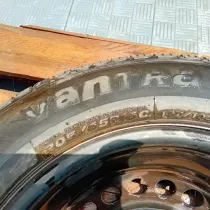 Set 4 anvelope cu jante tabla vw transporter Hankook Vantra LT 205/65/R16C