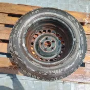 Set 4 anvelope cu jante tabla vw transporter Hankook Vantra LT 205/65/R16C 