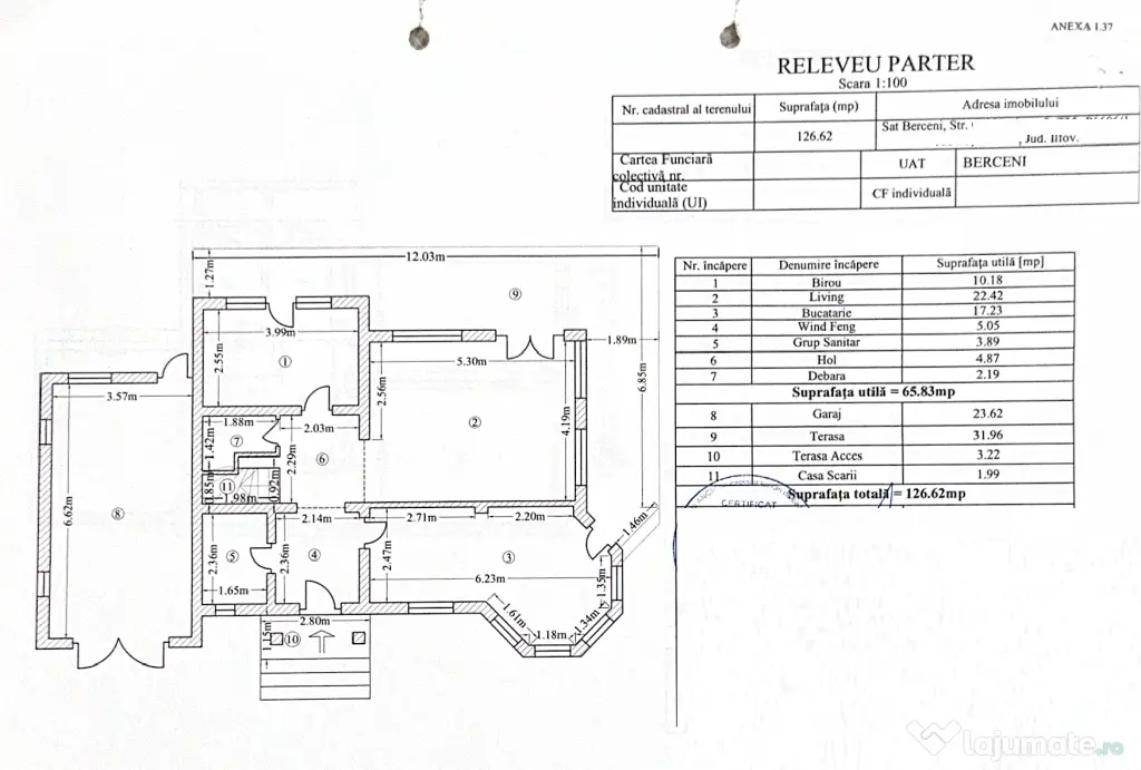 Proprietar vand vila in Comuna Berceni | 5 Camere | 500 mp Teren | Garaj