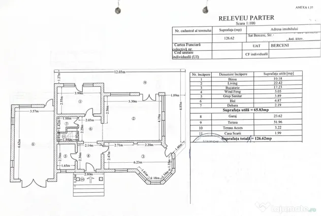 Proprietar vand vila in Comuna Berceni | 5 Camere | 500 mp Teren | Garaj