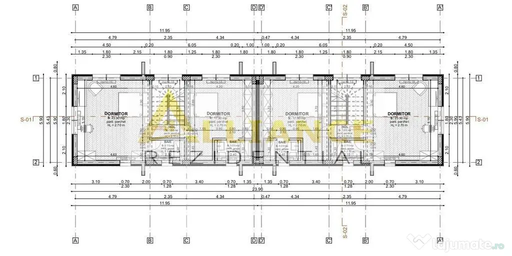 Vila P+1+M | 5 camere - 4 bai | Primarie Popesti - Popesti Leordeni (Bucuresti-Ilfov)