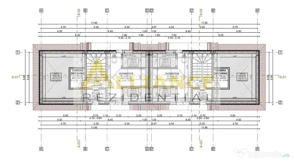 Vila P+1+M | 5 camere - 4 bai | Primarie Popesti - Popesti Leordeni (Bucuresti-Ilfov)