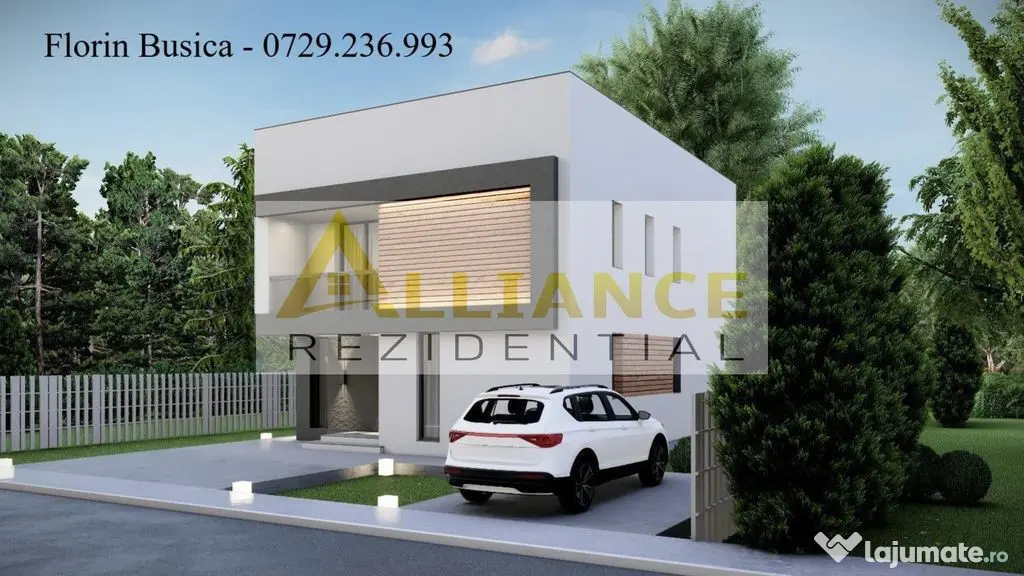 Vila individuala P+1E ~ 4 camere 3 bai ~ 355mp teren - Berceni (Bucuresti-Ilfov)