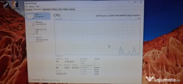 Sistem PC complet AMD Ryzen 3 2200G