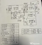 Apartament 4 camere 77.04 mp balcoane 14.81mp Cluj zona Plop