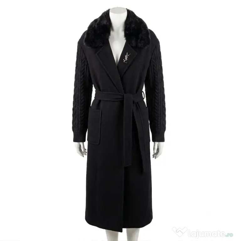 Palton dama lana YSL