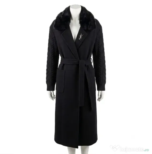 Palton dama lana YSL