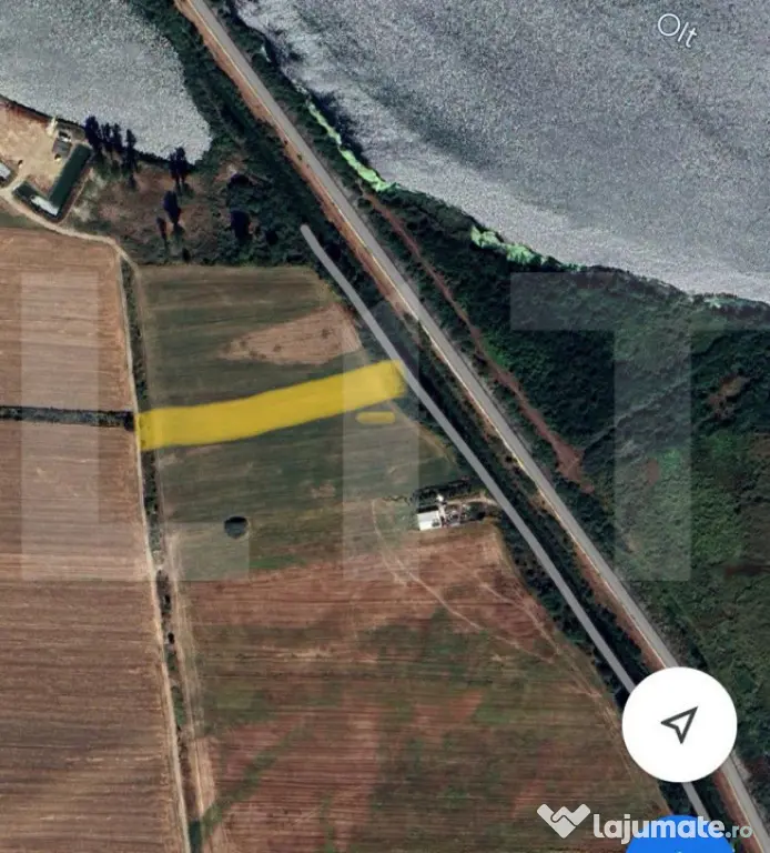 Teren extravilan 2.545 mp | Slătioara | Aproape de malul Ol - Slatioara (Olt)