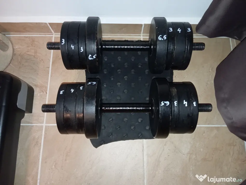 Gantere oțel masiv 70 kg/ 2x35 kg