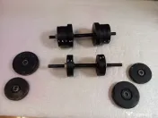 Gantere oțel masiv 70 kg/ 2x35 kg