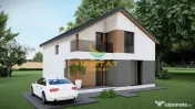 Casă modernă cu 4 camere, teren 414 mp-intrare Berceni 