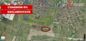 Teren extravilan 18.400 mp, 2 fronturi stradale, zona Chisod 