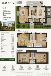 Vânzare Casa P+1+M | curte 200 mp | Popesti Leordeni 