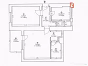COMISION 0% Apartament cu 2 camere de vanzare in Centrul ora 