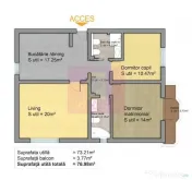 Vanzre artament 3 camere -Camera de Comert 